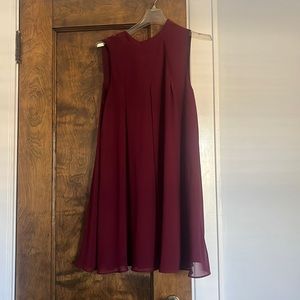 BCBG maroon dress